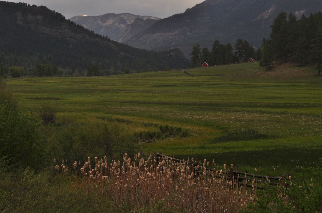 Highway 160 between Pagosa Springs and Wolf Creek Pass